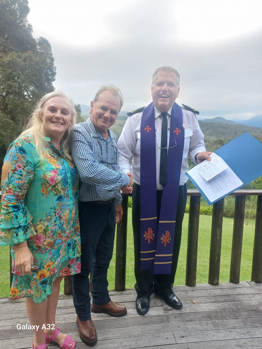 Wedding ceremony by Dr. Gerrit Rademeyer in Ohrigstad