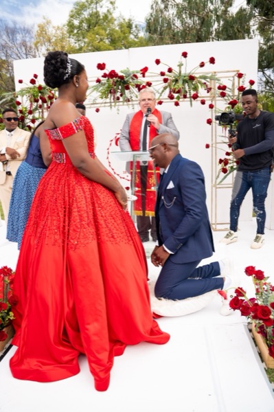 Wedding ceremony by Dr. Gerrit Rademeyer in Ohrigstad